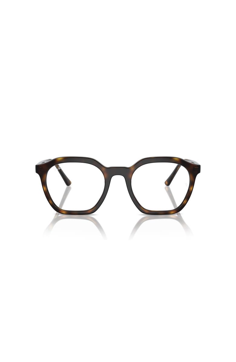 Ray-Ban 52mm Irregular optical glasses, Alternate, color, Tortoise