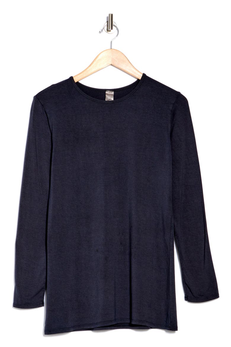 Basic Stretch Modal T-Shirt, Alternate, color, BLACK