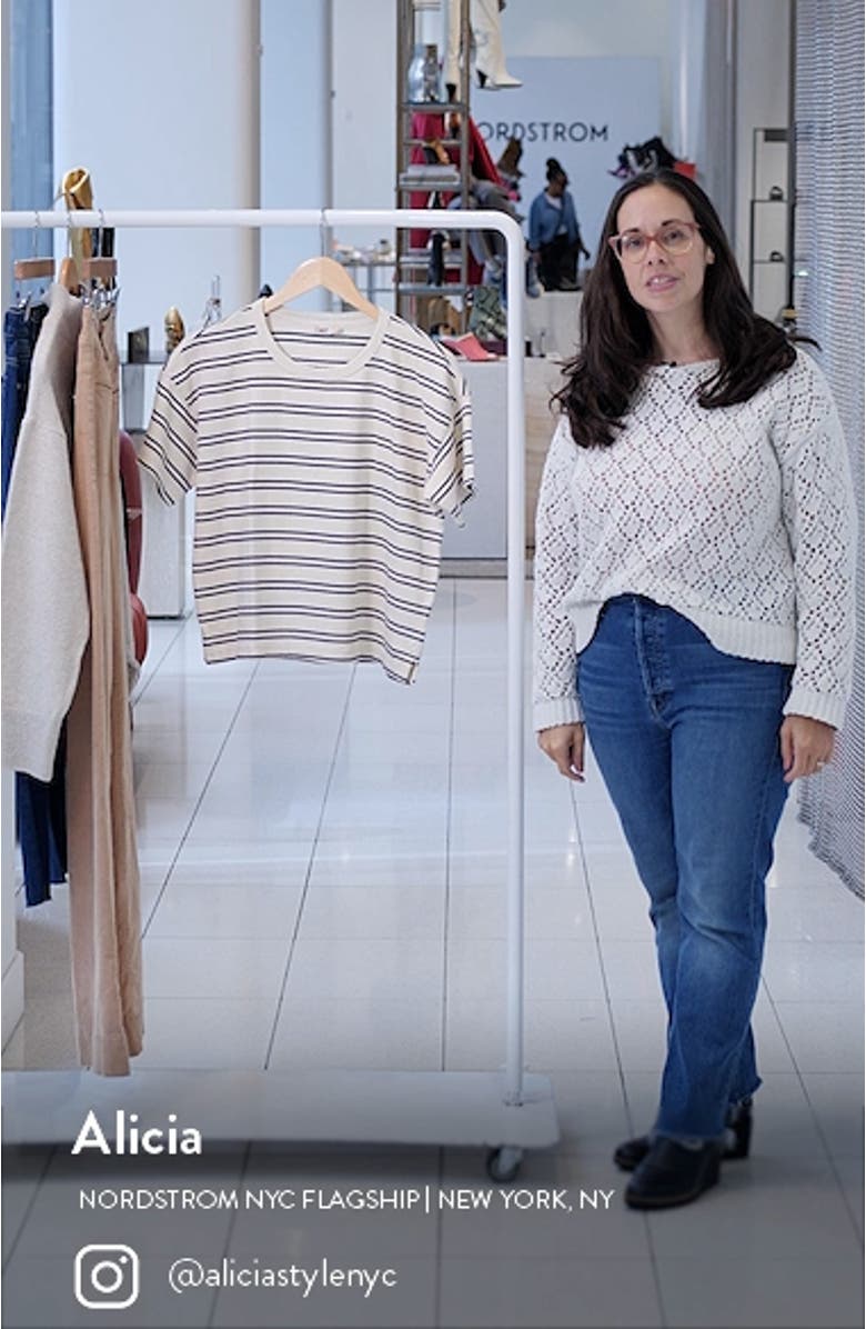 Rugby Stripe Organic Cotton T-Shirt, sales video thumbnail