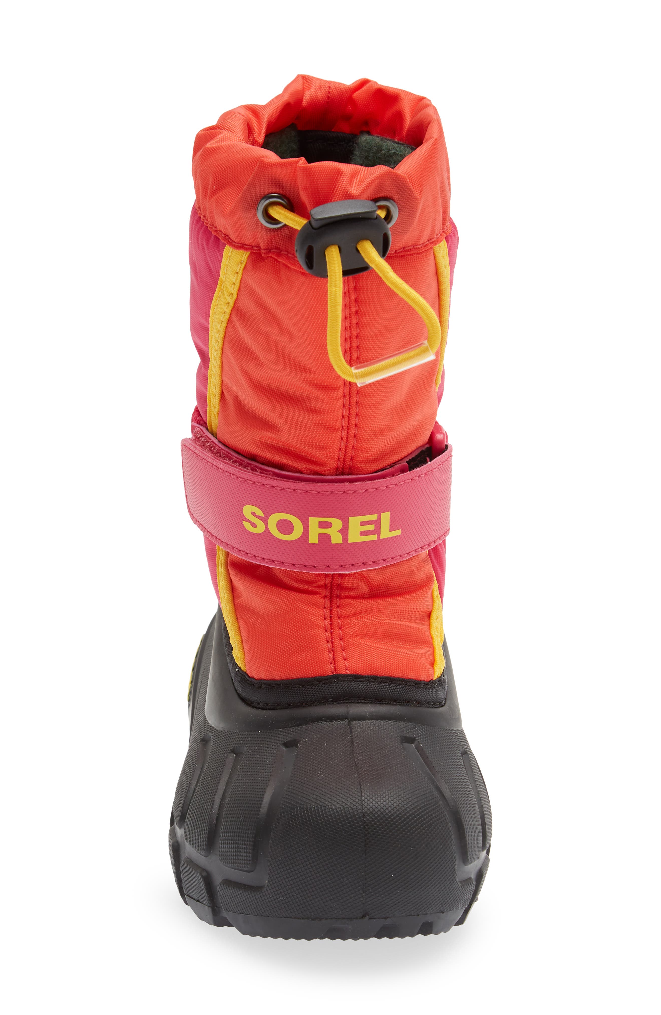Kids' Flurry Weather Resistant Snow Boot, Alternate, color, POPPY RED/ CACTUS PINK