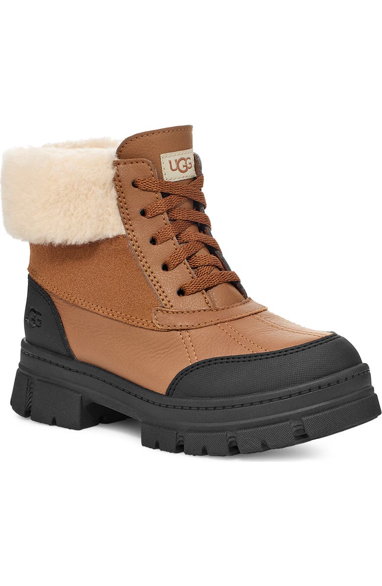 UGG<sup>®</sup> Kids' Ashton Addie Waterproof Boot, Alternate, color, Chestnut
