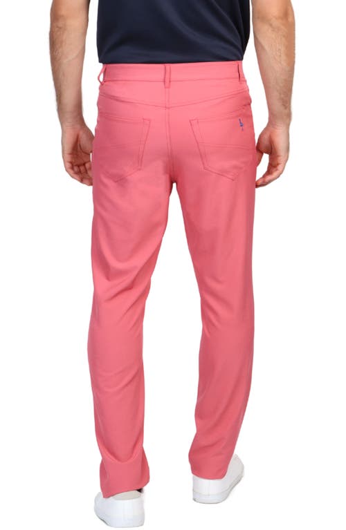 Tailorbyrd Five-pocket Performance Pants In Sunwashed Red