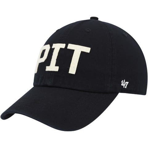 Women's '47 Black Pittsburgh Steelers Finley Clean Up Adjustable Hat