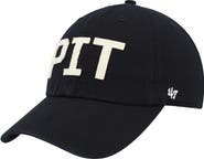 '47 Women's '47 Black Pittsburgh Steelers Finley Clean Up Adjustable Hat