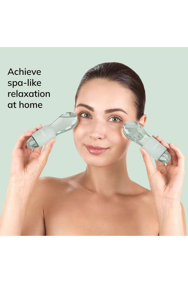 SmartAppGuided Cool & Warm Duo Eye Massager | 7 in 1, Alternate, color, Green