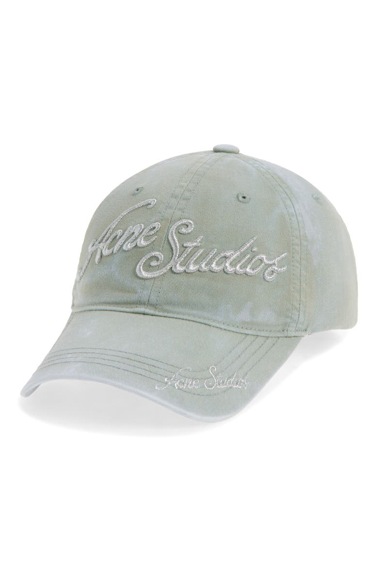 Carliy Venice Embroidered Logo Baseball Cap, Main, color, FOG GREY