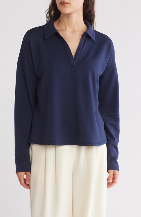 Stella Collared Fleece Pullover