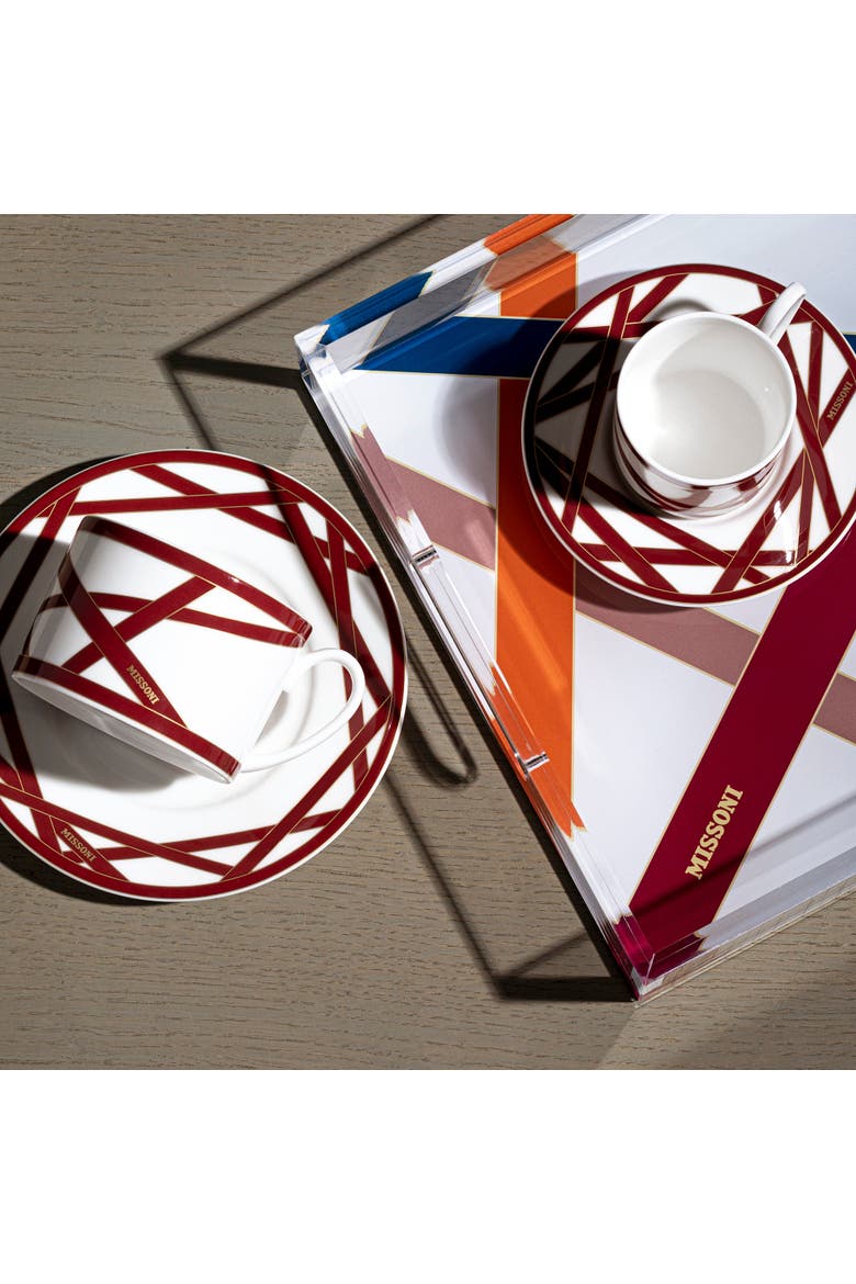 Soup Plate 2 Pcs. Set, Alternate, color, Bordeaux