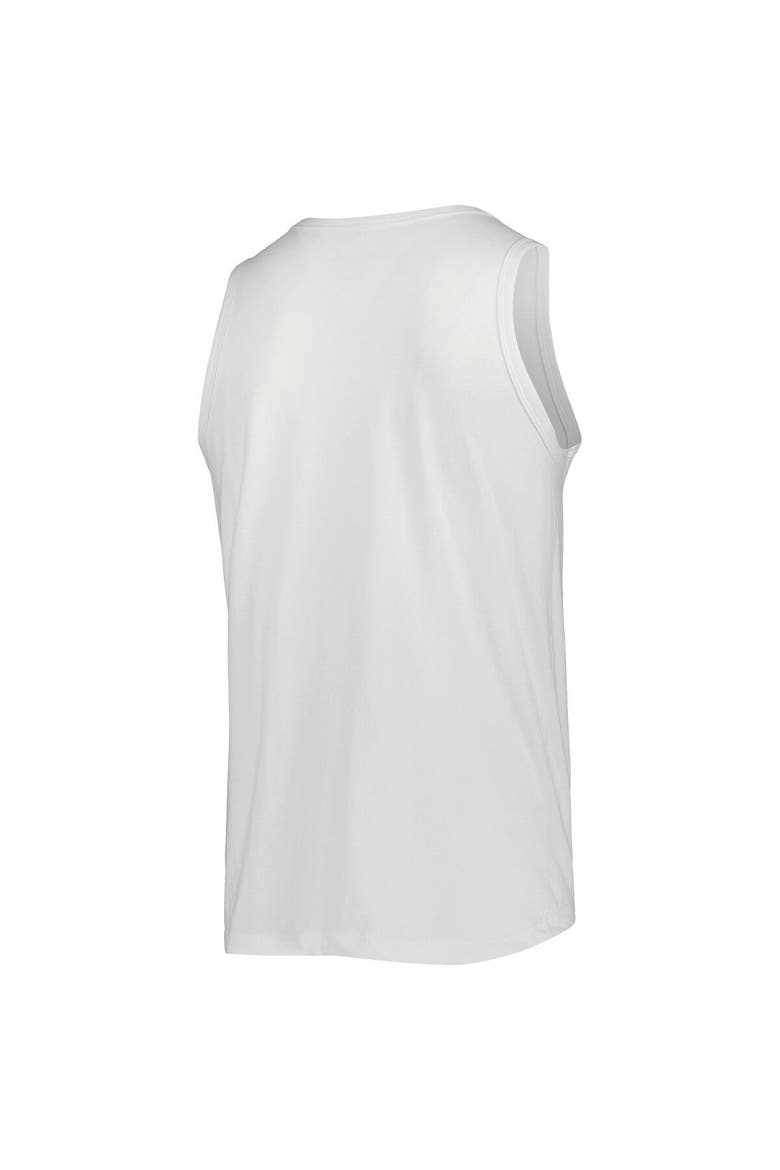 Men's Nike White LSU Tigers Spring Break Futura Performance Tank Top, Alternate, color, White