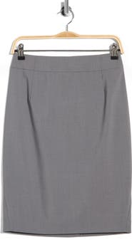 Theory Joanie Wool Blend Pencil Skirt