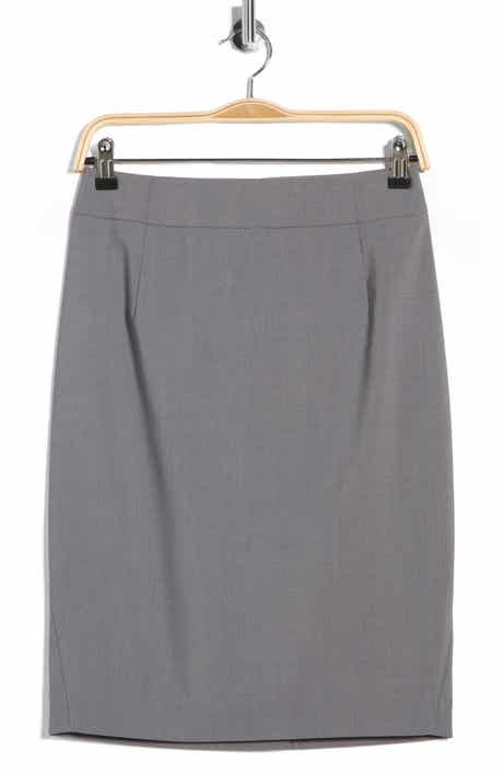 Theory Joanie Wool Blend Pencil Skirt
