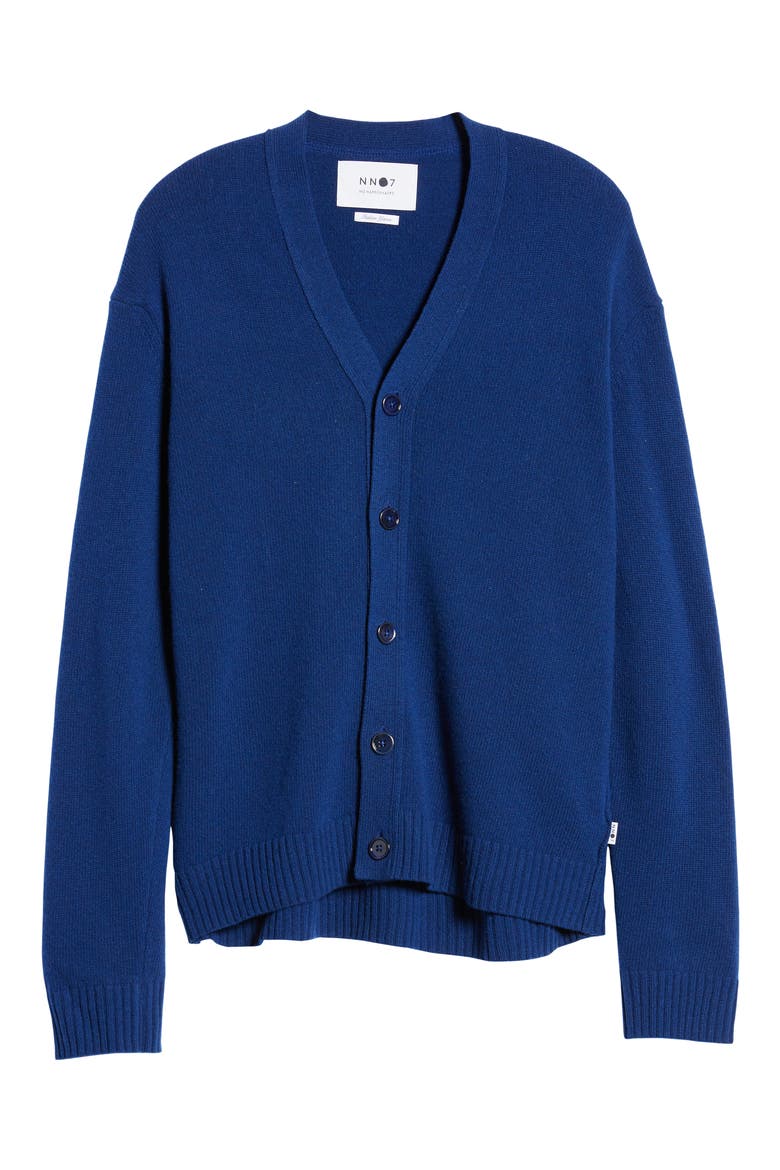 Bjørn 6333 Slim Fit V-Neck Cardigan, Alternate, color, COBALT BLUE