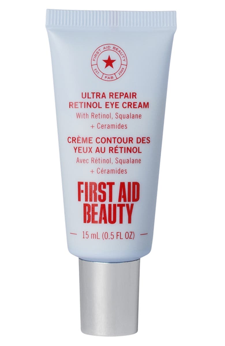 First Aid Beauty Ultra Repair Retinol Eye Cream with Retinol, Squalane & Ceramides, Main, color, 