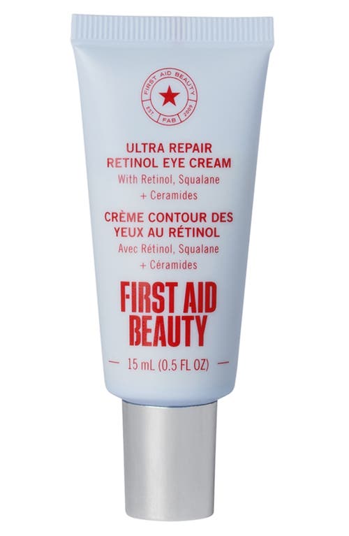 First Aid Beauty Ultra Repair Retinol Eye Cream With Retinol, Squalane & Ceramides In Transparent