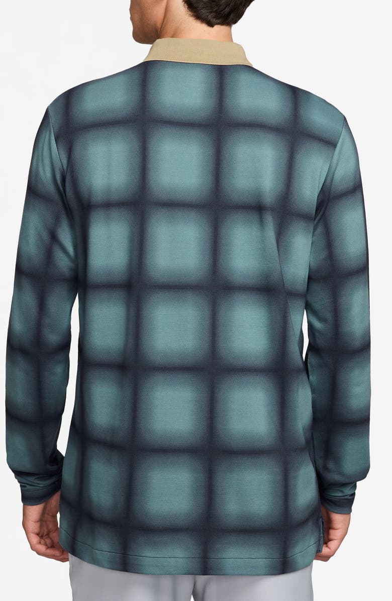 Nike Check Plaid Polo, Alternate, color, Mineral Slate/ Limestone