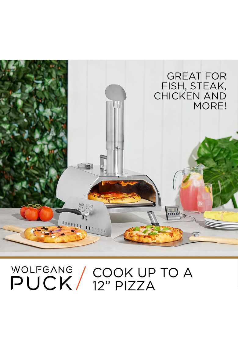 Outdoor Pizza Oven, Durable Stainless Steel, Portable Pizza Oven, Compact Storage, Pellet Pizza Oven, Alternate, color, Silver