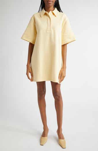 Stand Studio Kennedi Oversize Organic Cotton Jersey Polo Dress