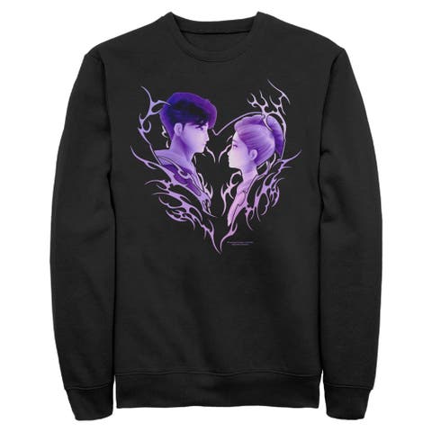 Men's KPop Demon Hunters Jinu and Rumi Love  Sweatshirt
