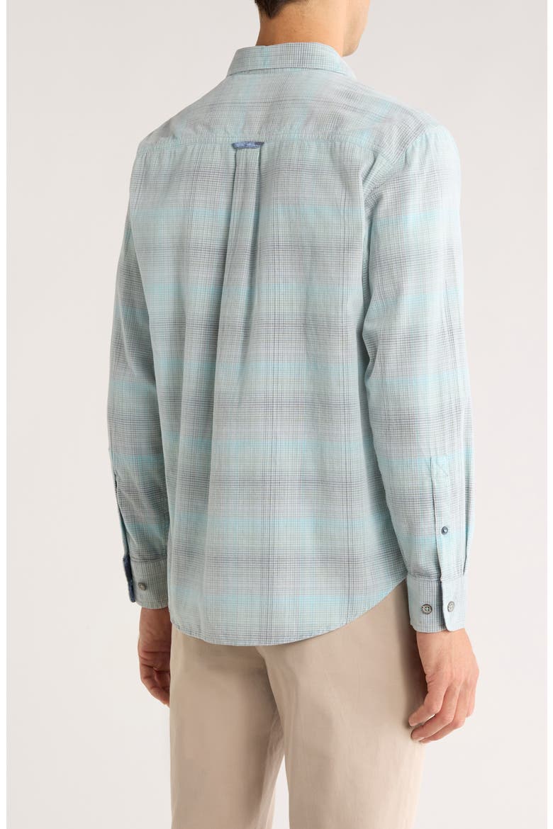 Coastline Cord Cotton Button-Up Shirt, Alternate, color, BABY FERN