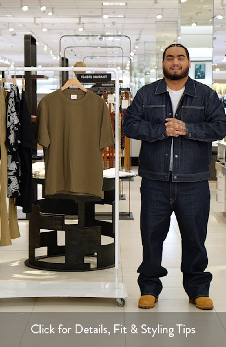 Relaxed Fit Solid Cotton T-Shirt, sales video thumbnail