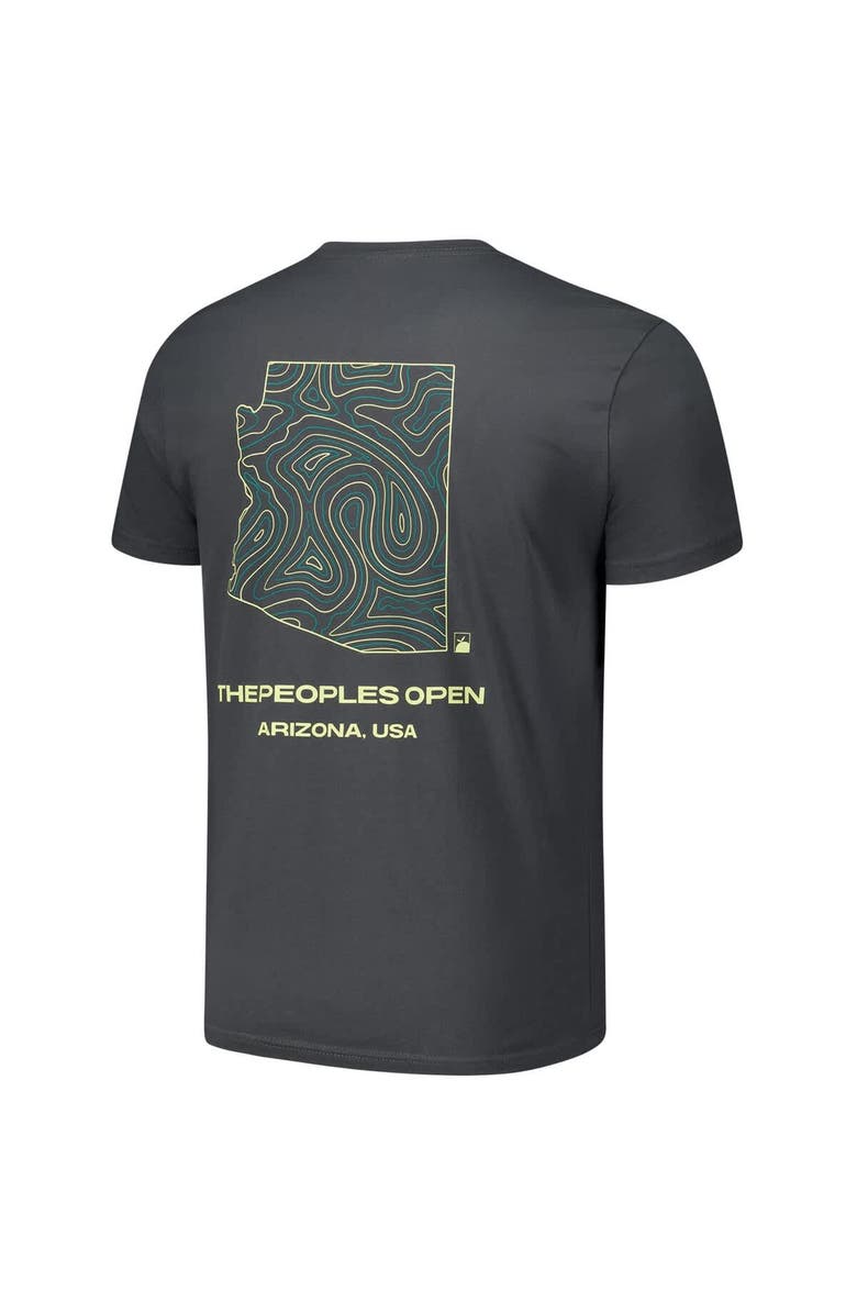FLOMOTION Unisex Flomotion Charcoal WM Phoenix Open Arizona T-Shirt, Alternate, color, Charcoal