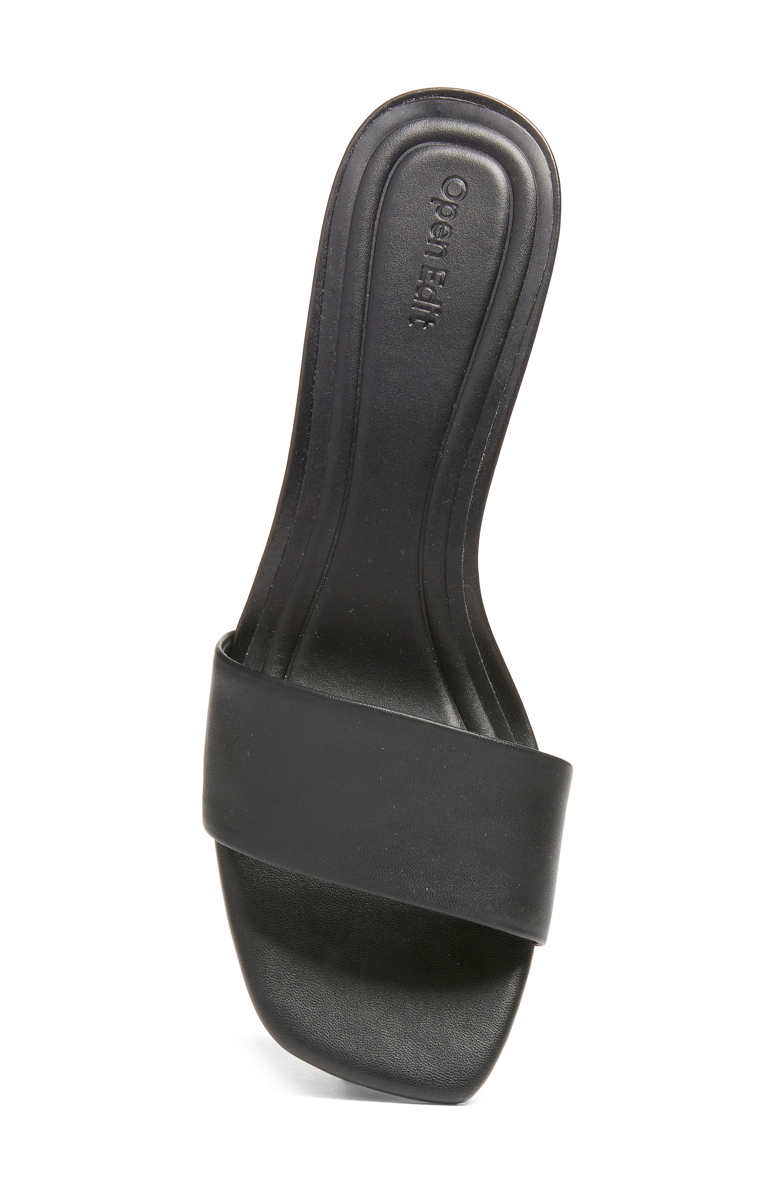 Open Edit Tanner Kitten Heel Slide Sandal, Alternate, color, 