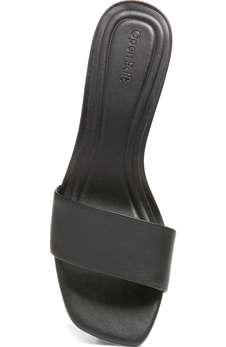 Open Edit Tanner Kitten Heel Slide Sandal, Alternate, color,