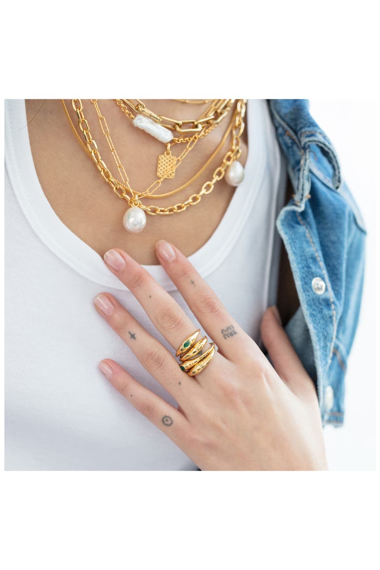 Gaia Ring, Alternate, color, YELLOW GOLD