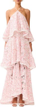 Elliatt Valencia Floral Tiered Gown