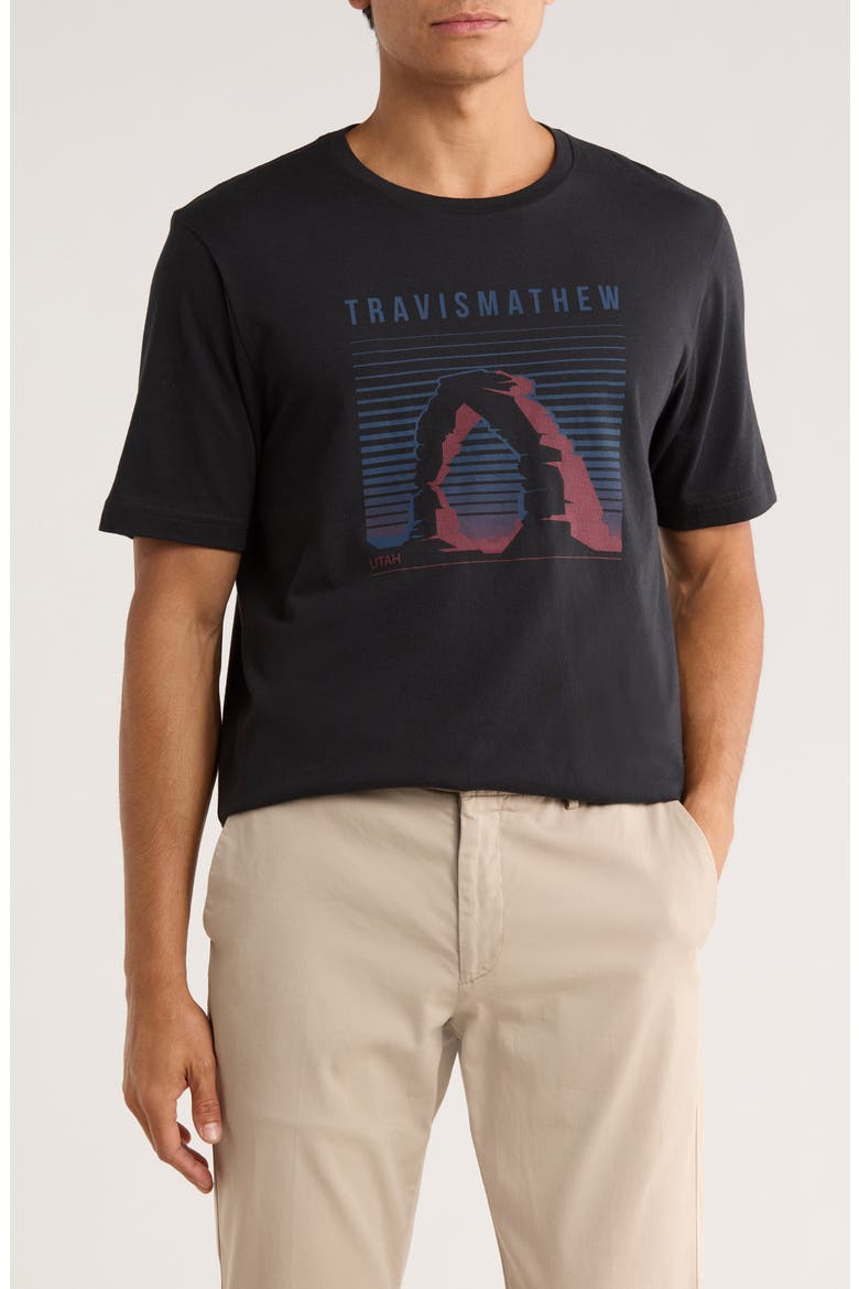 Cool Coyote Graphic T-Shirt, Main, color, BLACK