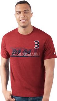 STARTER Men's Starter  Red Boston Red Sox Prime Time Team T-Shirt