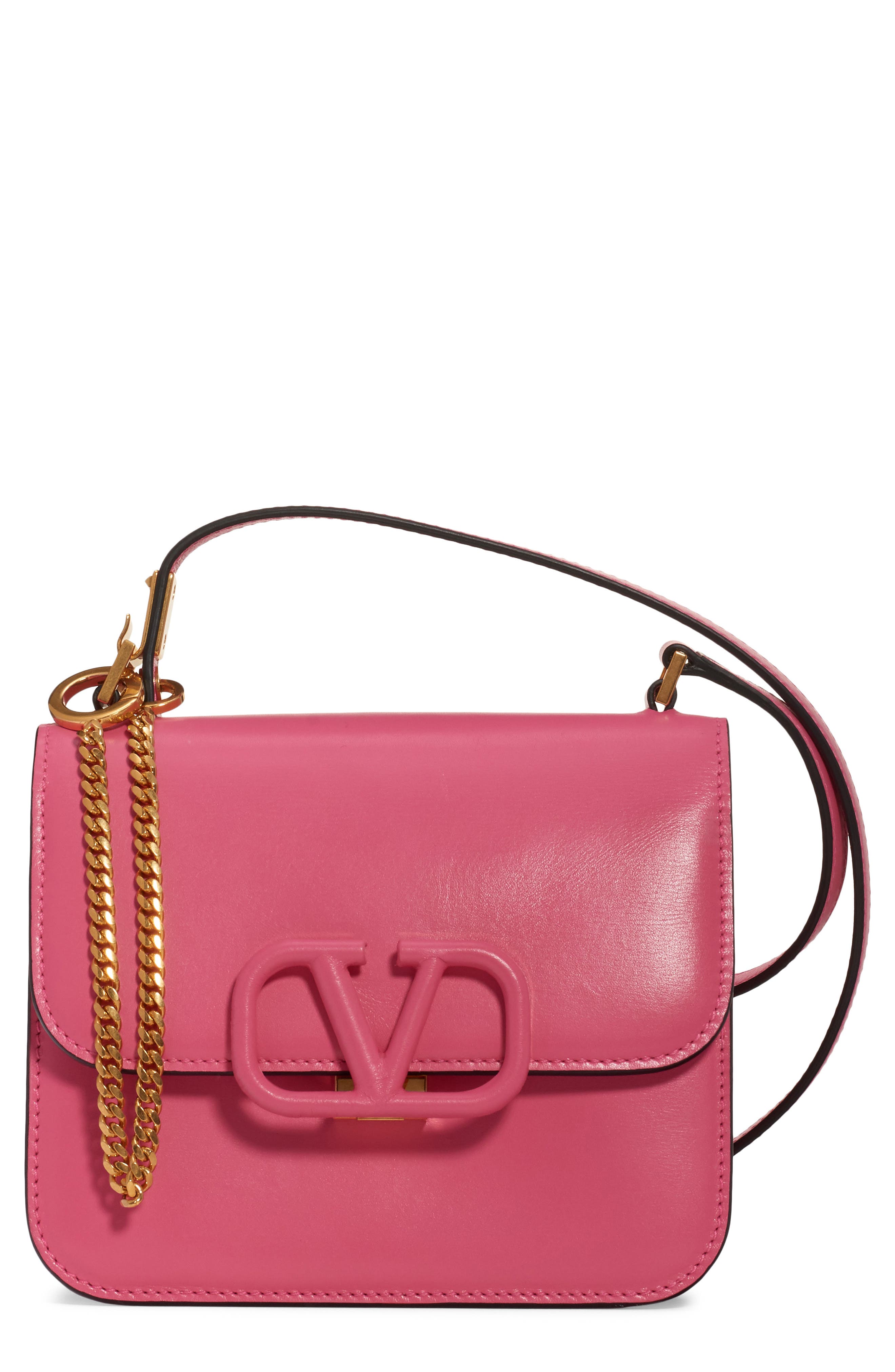Small VSling Shoulder Bag, Main, color, MAC ROSE