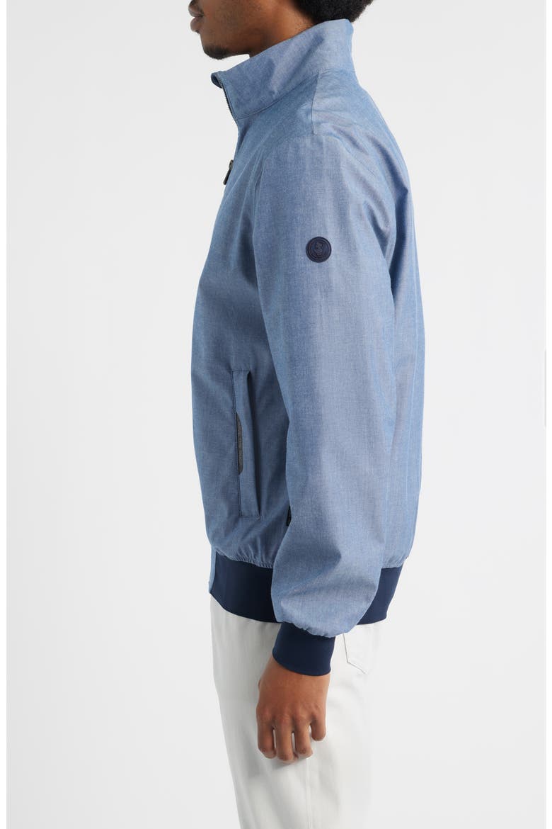 Clement Waterproof Jacket, Alternate, color, INDIGO CHAMBRAY
