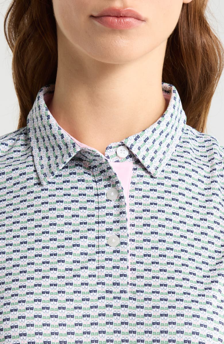 Swannies Grace Sleeveless Polo Top, Alternate, color, Navy