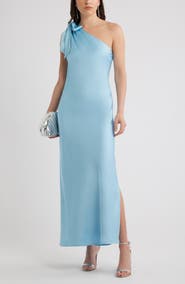 Chelsea28 Bow One-Shoulder Maxi Dress