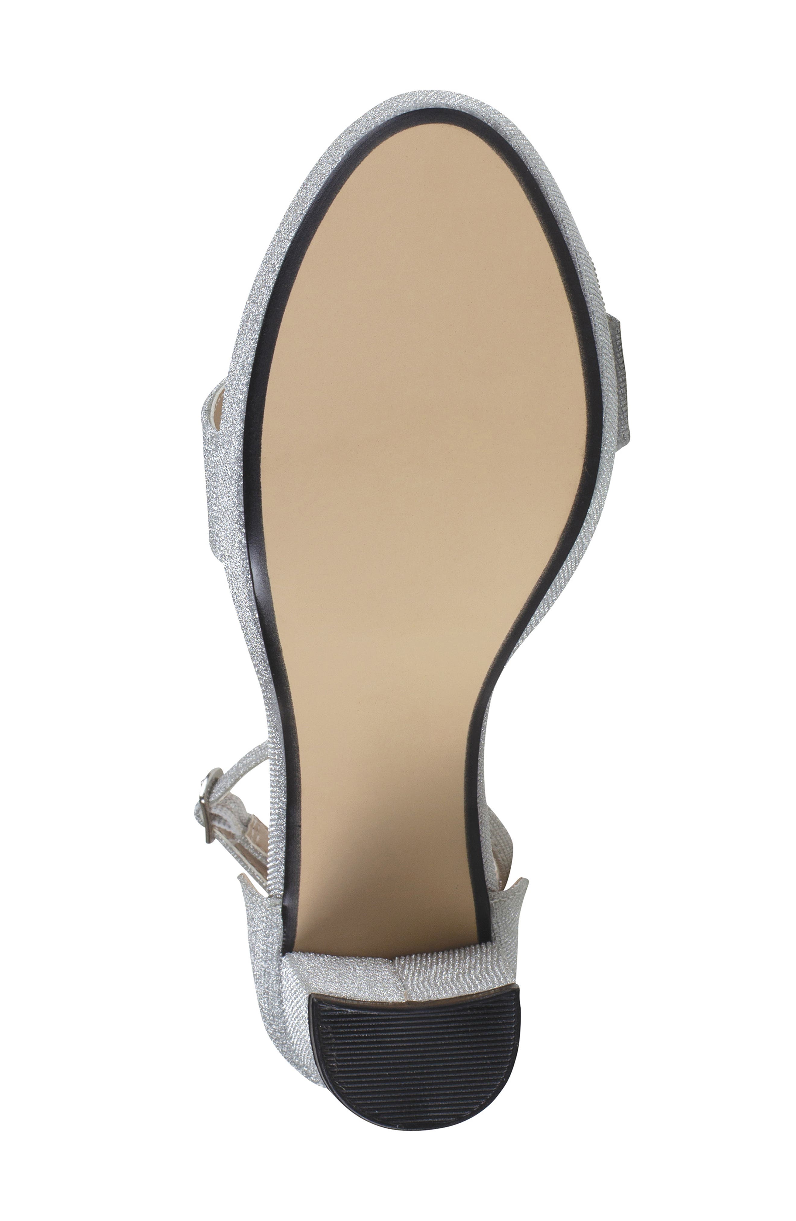 Touch Ups Mia Ankle Strap Sandal, Alternate, color, Silver