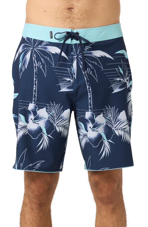 O'neill Hyperfreak Mysto Scallop Swim Trunks In Blue