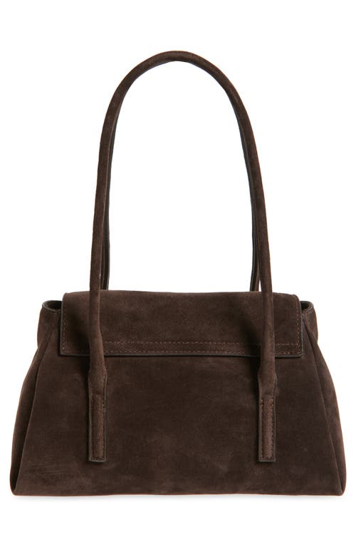 Reformation Small Caterina Shoulder Bag In Boss Suede