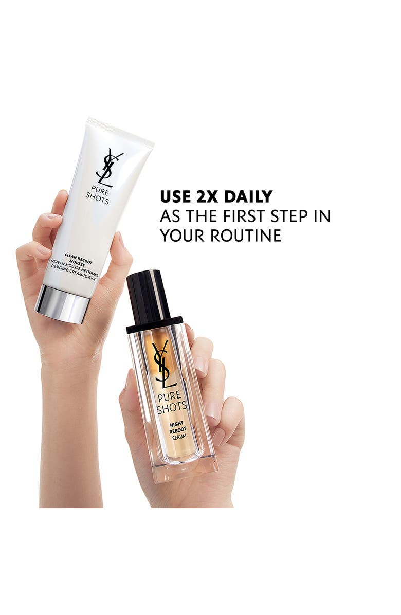 Yves Saint Laurent Pure Shots Clean Reboot Mousse Cleanser, Alternate, color, 