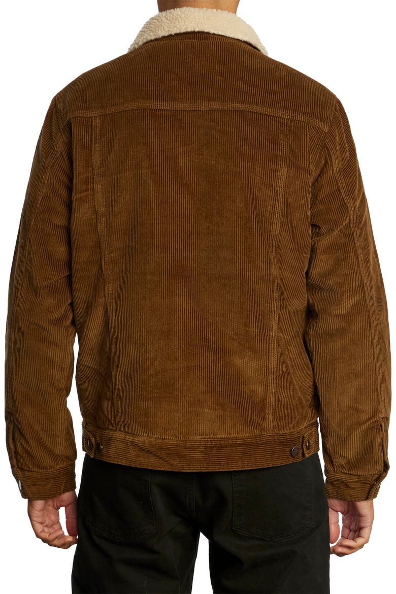 Men's Waylon Trucker Jacket, Alternate, color, BOMBAY BROWN