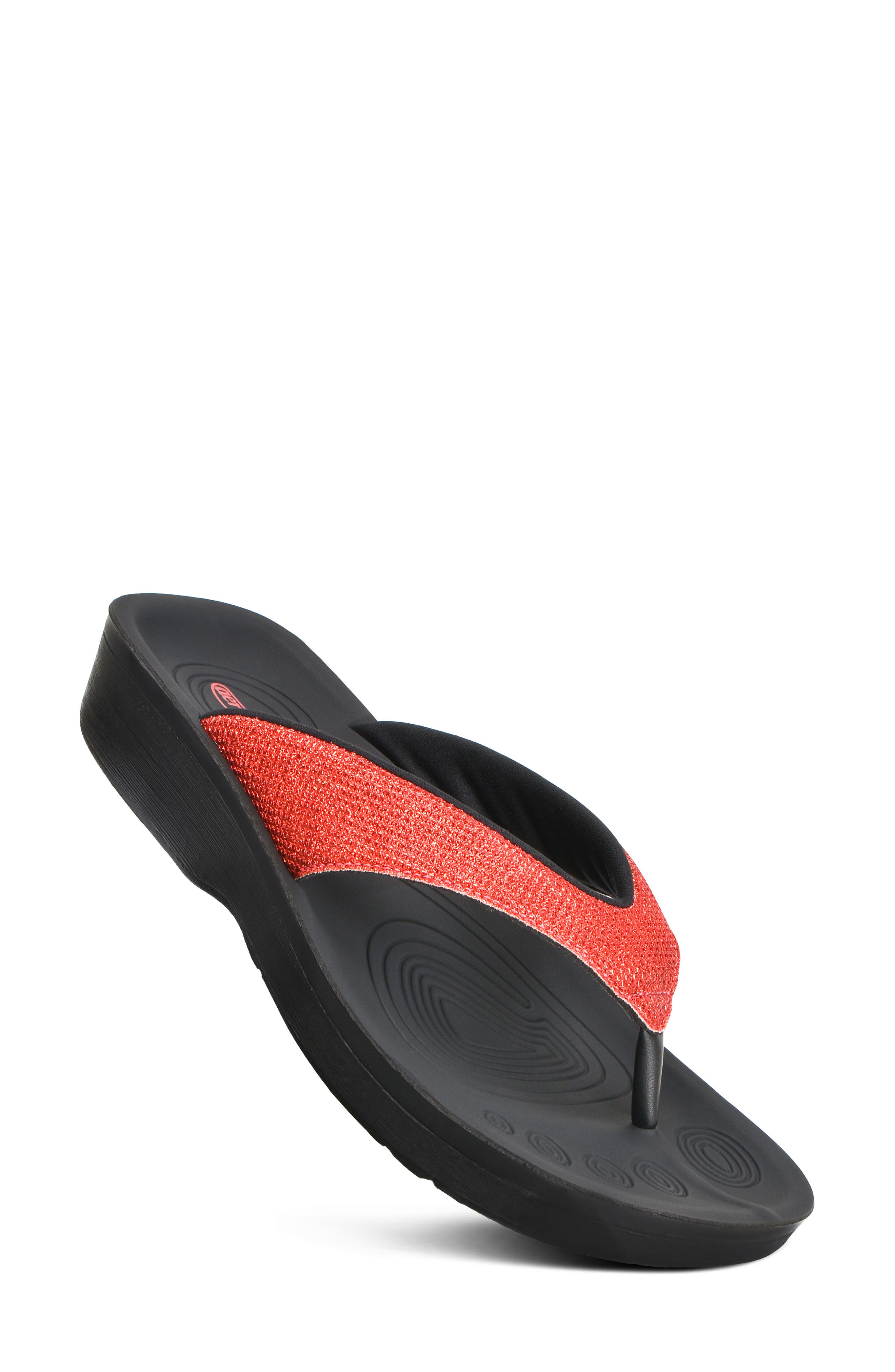 AEROTHOTIC Aislynn Flip Flop, Main, color, Red