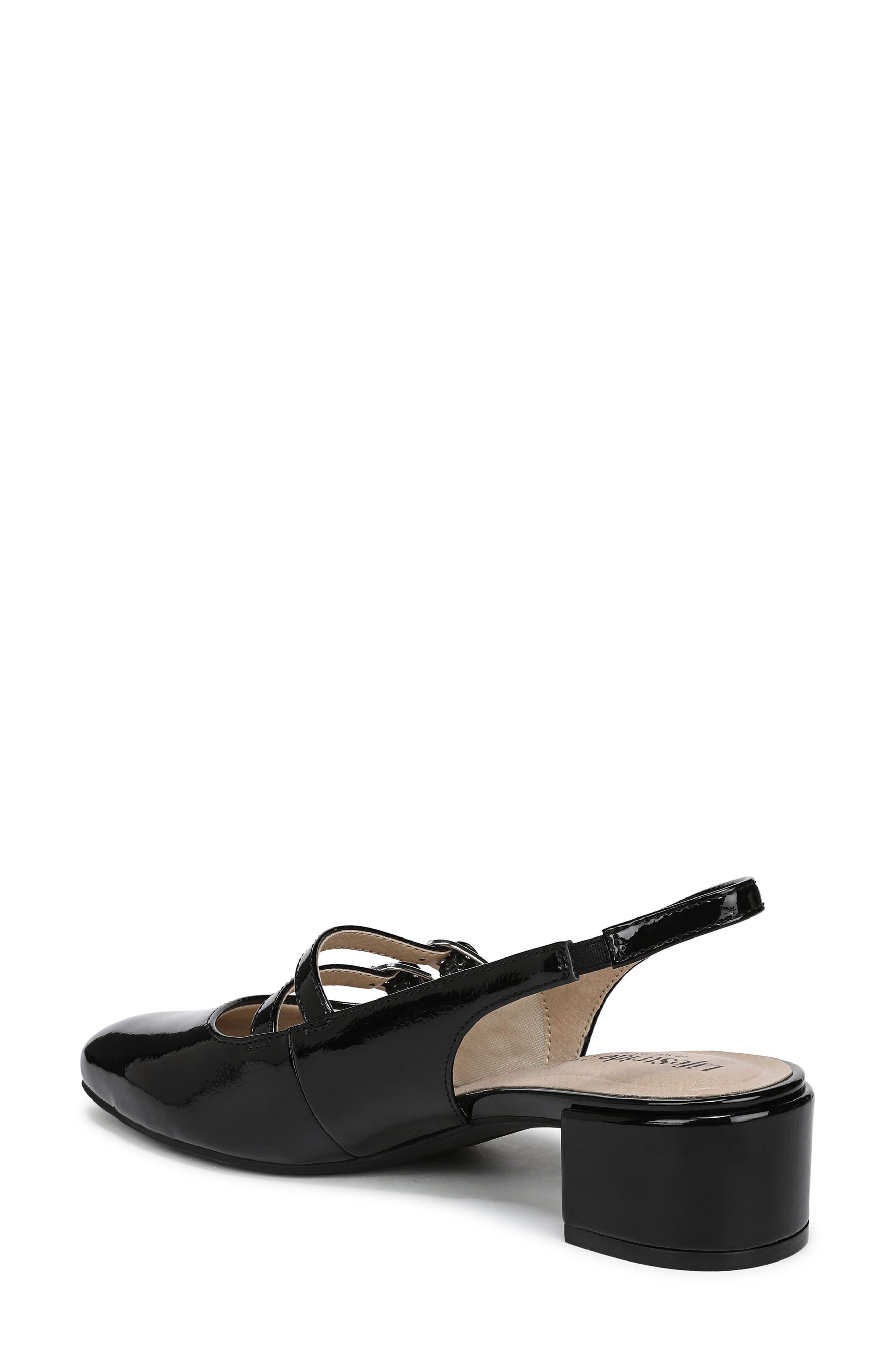 LifeStride Beatrice Slingback Pump, Alternate, color, Black