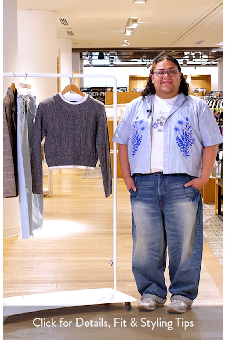 Isla Layered Cable Knit Sweater video
