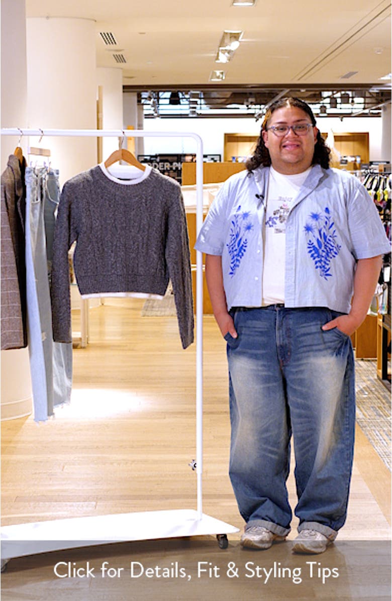 Isla Layered Cable Knit Sweater, sales video thumbnail