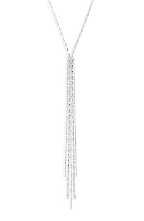 Nordstrom Station Necklace LAFONN Silver factory Cz Diamond Necklace