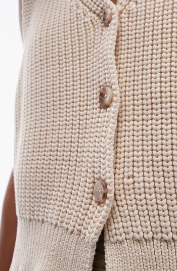 Topshop Cotton Blend Sweater Vest | Nordstrom