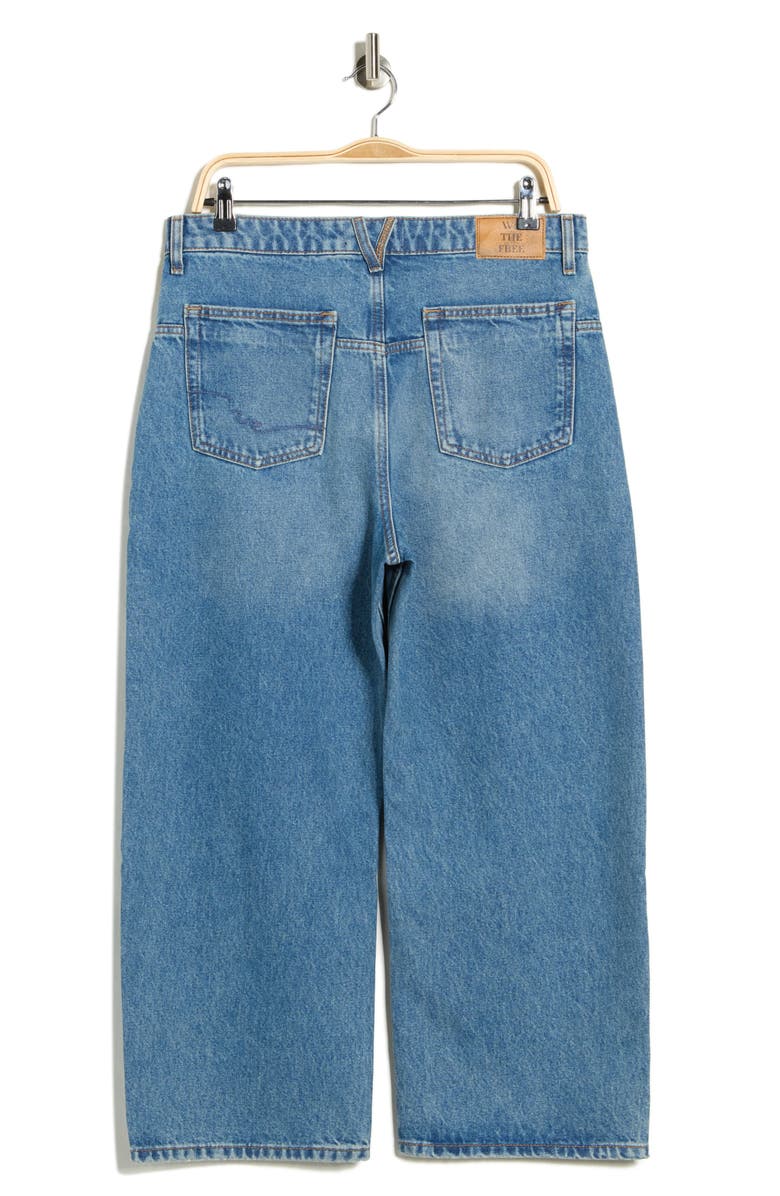 Free People Deep Trance Wide Leg Boyfriend Jeans, Alternate, color,