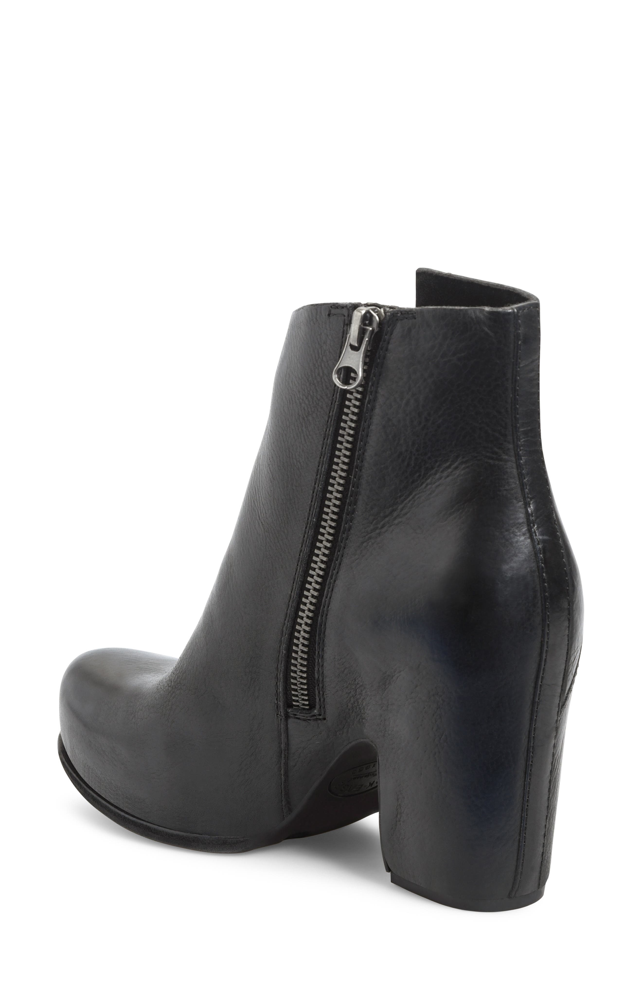 Kork-Ease<sup>®</sup> Seeley Platform Bootie, Alternate, color, Black Leather