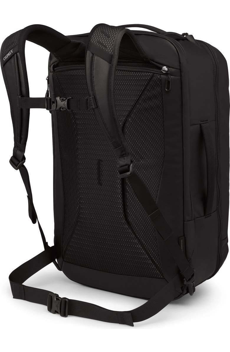 Osprey Transporter 44-Liter Travel Backpack, Alternate, color, Raven Black/Black