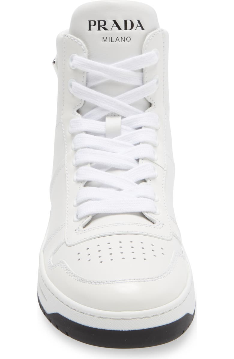 Prada Logo High Top Sneaker, Alternate, color,